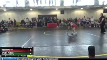 71 lbs Placement Matches (8 Team) - Eldon Roth, Wisconsin vs Owen Parish, Minnesota Storm