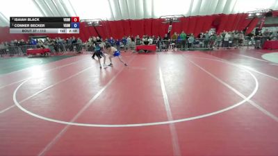 113 lbs Round 2 - Isaiah Black, Victory School Of Wrestling vs Conner Becker, Victory School Of Wrestling