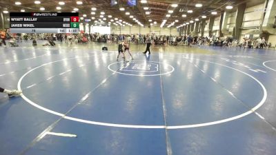 76 lbs Round 2 (10:30am Friday) - Wyatt Ballay, Backyard Brawlers vs Jakeb Wikel, Westshore D.S.