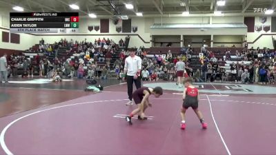 PW-10 lbs 5th Place Match - Aiden Taylor, LMWC vs Charlie Griffith, Indee Mat Club
