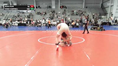 160 lbs Rr Rnd 1 - Noah Files, Hillbilly Hammers - HSB vs Owen Campbell, TDWC Maniacs Grey - HSB