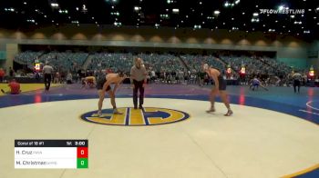 184 lbs Consolation - Hunter Cruz, Fresno State vs Macoy Christman, Umpqua