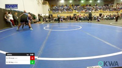 285 lbs Rr Rnd 2 - Gabriel Prince, Cowboy Wrestling Club vs Raiden Briley, Hennessey Takedown Club