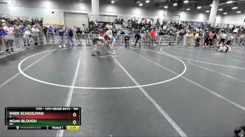 160 lbs Champ. Round 2 - Noah Blough, OH vs Parr Schoolman, IL