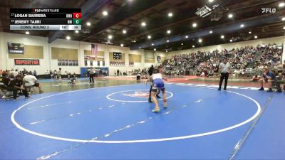 120 Boys Cons. Round 3 - Jeremy Tajiri, Mira Mesa vs Logan Barrera, Ramona