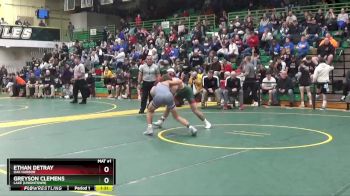 138 lbs Champ. Round 2 - Greyson Clemens, Lake (uniontown) vs Ethan DeTray, Oak Harbor