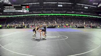 D1-113 lbs 7th Place Match - Justin Rizzo, Romeo HS vs Dylan Putman, Mattawan HS