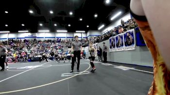 60 lbs Quarterfinal - Kendall Davis, Tecumseh Youth Wrestling vs Tucker Moss, RWC