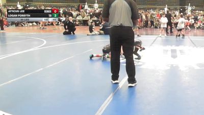 56 lbs Rr Rnd 1 - Atticus Lee, RedNose Wrestling School - K3 vs Logan Forsyth, Triumph Trained K3