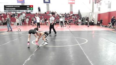 60 lbs Rr Rnd 1 - Cameron Cuccio, Steel Valley Renegades vs Jace Oliver, Iron Faith Wrestling Club