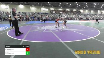 110 lbs Round Of 32 - Chloe Ross, Mayo Quanchi Judo And Wrestling vs Zeke Meza, Oakdale