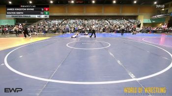 61 lbs Quarterfinal - James Kingston Irvine, Team Aggression vs Kolton Smith, Florida Scorpions