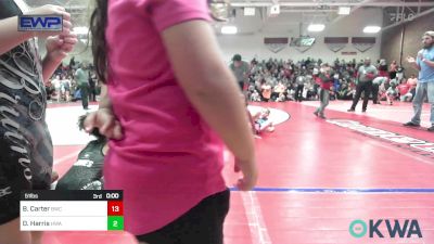 51 lbs Semifinal - Zellee Edwards, HURRICANE WRESTLING ACADEMY vs Kynslee Church, Team Tulsa Wrestling Club