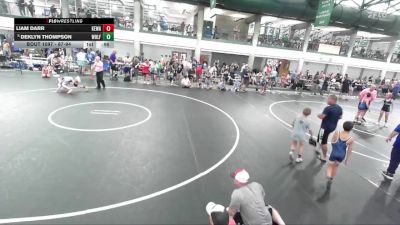 87-94 lbs Quarterfinal - Deklyn Thompson, Wolfpack Wrestling Club vs Liam Darr, Bulls Wrestling Club