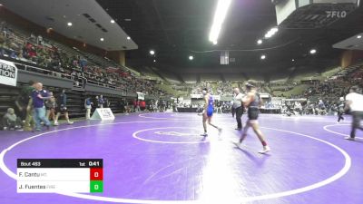 134 lbs Consi Of 16 #2 - Fernando Cantu, Mt. Whitney vs Jordyn Fuentes, Firebaugh