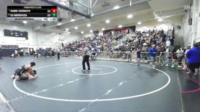 126 lbs Quarterfinal - Oj Mendoza, Servite vs Jaime Serrato, Highland