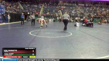 3A 113 lbs Cons. Round 2 - Kail Burnette, Pisgah vs Cole Hunt, Jacksonville