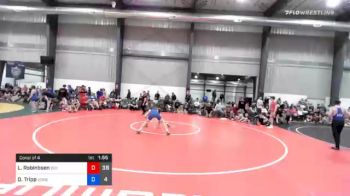 57 kg Consolation - Logan Robinbson, Beca Gold vs Owen Tripp, USAW Maine