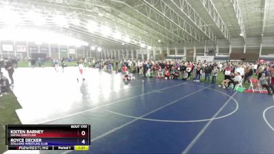 144 lbs Cons. Semi - Kixten Barney, Uintah Wrestling vs Royce Decker, Stallions Wrestling Club