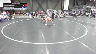 106 lbs Chase Dubuque, New Jersey vs Niko Selianitis, California Red
