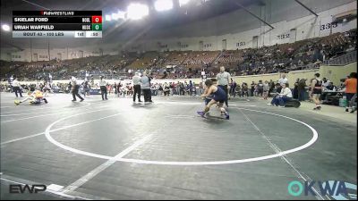 100 lbs Consi Of 16 #2 - Skielar Ford, Noble Takedown Club vs Uriah Warfield, Husky WC