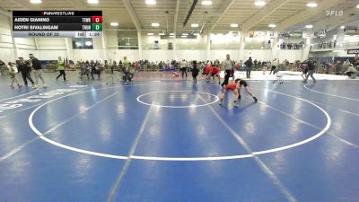 68 lbs Round Of 32 - Aiden Gianino, Tewksbury vs Hotri Sivalingam, Thundercats