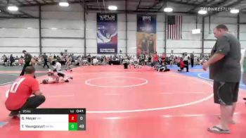 95 lbs Rr Rnd 2 - Greyson Meyer, 4M vs Tyler Youngcourt, Mat Assassins Black