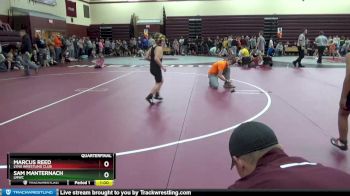 PW-15 lbs Quarterfinal - Marcus Reed, Lynx Wrestling Club vs Sam Manternach, LMWC