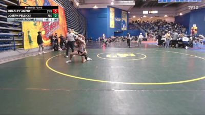 126 lbs Champ. Round 3 - Bradley Ament, St Christopher vs Joseph Pellicci, Paramus Catholic