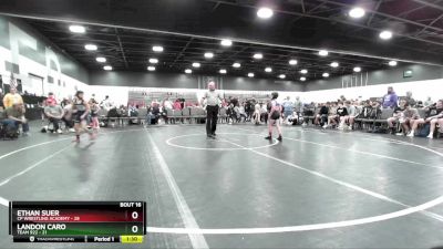 65 lbs Placement Matches (8 Team) - Ethan Suer, CP Wrestling Academy vs Landon Caro, Team 922