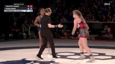 145 lbs 1st Place Match - Violette Lasure, PA vs Olivia Davis, CA