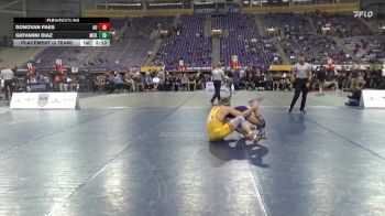 133 lbs Placement (4 Team) - Giovanni Diaz, McKendree vs Donovan Paes, Ashland