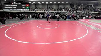 130 lbs Champ. Round 1 - Hailey Aguirre, Fort Worth Chisholm Trail vs Camila Figueroa, Clint Horizon