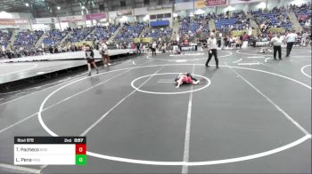 46 lbs Consi Of 4 - Tazio Pacheco, Brighton Wrestling Club vs Leonardo Pena, Ridge Wrestling Club