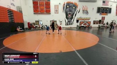 135 lbs Round 1 - Wade Gernhart, Powell Wrestling Club vs Kade Enis, Thermopolis Wrestling Club