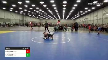 49 lbs Consolation - Anterryo Banner, Hurricane Wrestling Academy vs Tate Russell, Rezults Wrestling