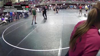 107 lbs Quarterfinal - Alexis Johnston, Westside Wrestling Club vs Paisley Pohl, Grand Island Legacy Girls Wrestling Club