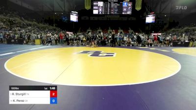 100 lbs Rnd Of 16 - Ryleigh Sturgill, TN vs Kyrian Perez, OK