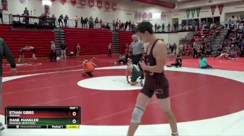 132 lbs Cons. Round 3 - Dane Mangler, Dubuque Hempstead vs Ethan Gibbs, Waukon