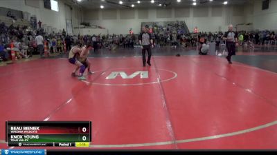 95 lbs Cons. Round 2 - Knox Young, Team Valley vs Beau Bieniek, Waconia Wildcats