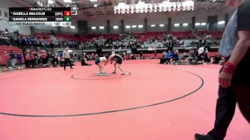 135 lbs 1st Place Match - Daniela Hernandez, El Paso Eastwood vs Isabella Malcolm, Coppell