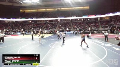 II-152 lbs Quarterfinal - Dominick Lapier, Ausable Valley vs Tavian Camper, Copenhagen