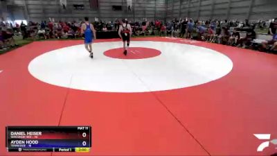 145 lbs Semis & 3rd Wb (16 Team) - Daniel Heiser, Wisconsin Red vs Ayden Hood, Tennessee