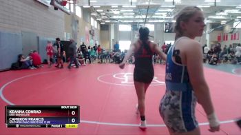 117 lbs Round 2 - Keanna Conrad, East Idaho Elite vs Cameron Francis, Southern Idaho Wrestling Club