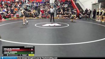 135 A Quarterfinal - Mylah Blanchard, Fort Madison vs Chloe Sanders, Vinton-Shellsburg
