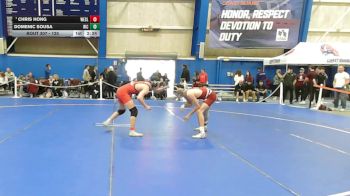 125 lbs 5th Place Match - Domenic Sousa, Rhode Island College vs Chris Hong, Wesleyan (ct)