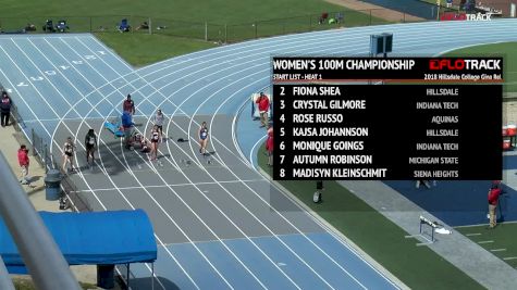 Women’s 100m Championship, Heat 1