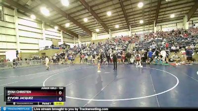 100 lbs Quarterfinal - Ryah Christen, UT vs Eyvori Jacquez, CO