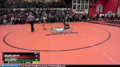 126 lbs Champ. Round 2 - John Sheehy, Niles (NOTRE DAME) vs Delane Mosley, Belleville (EAST)