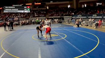 G 145 lbs Quarterfinal - Mia Roberts, Zachary Girls vs Breisha Charles, Lafayette Girls
